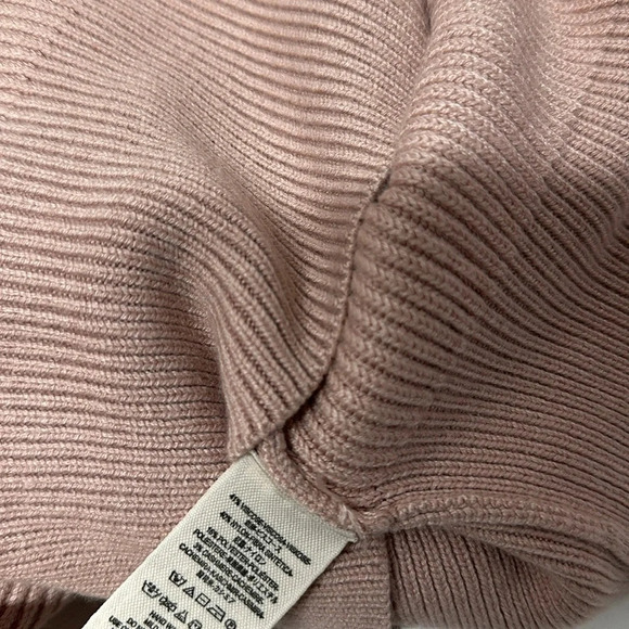 Free People Gingersnap Sweater Tunic Knit Long Sleeve V-Neck Pink Rose Small - Picture 8 of 10